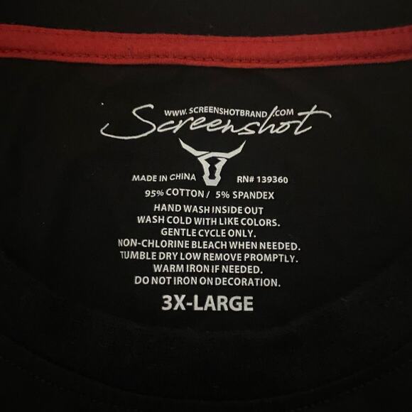 Screenshot Shirt w/Screenshot Bear & Hem Detail - Bear Head Coming Off - 3XL - Picture 2 of 6